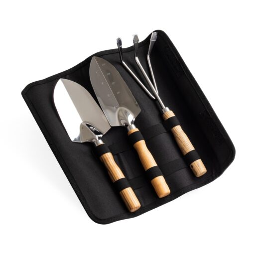 Kit Jardinagem Personalizado Inox - Preto | Brindes Brasil