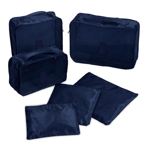Kit Necessaire Personalizado Nylon - Azul SPX-18538-AZ1