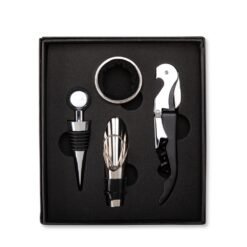 KIT VINHO 4 PEÇAS SPX-19120-PRE NA COR PRETO