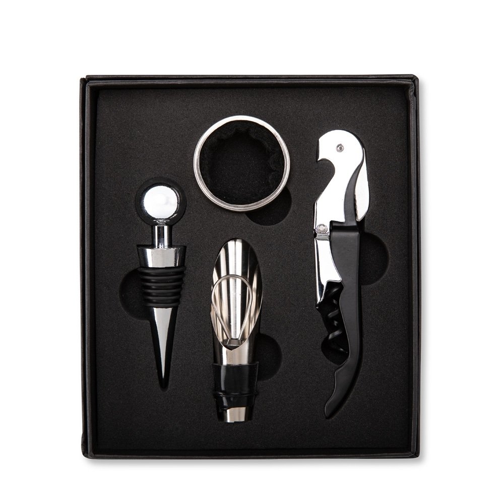 KIT VINHO 4 PEÇAS SPX-19120-PRE NA COR PRETO