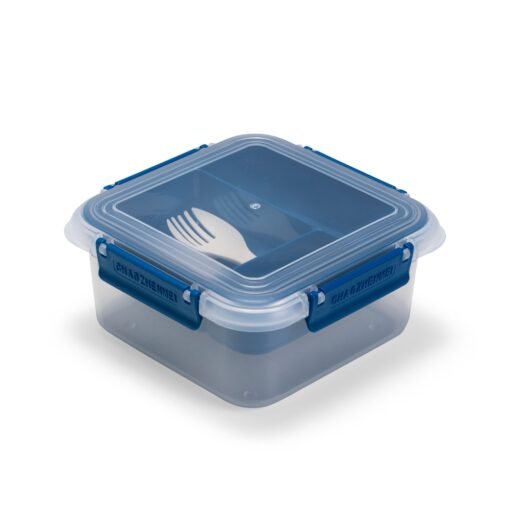Marmita Personalizada Plástico 1L - Azul | Brindes Brasil
