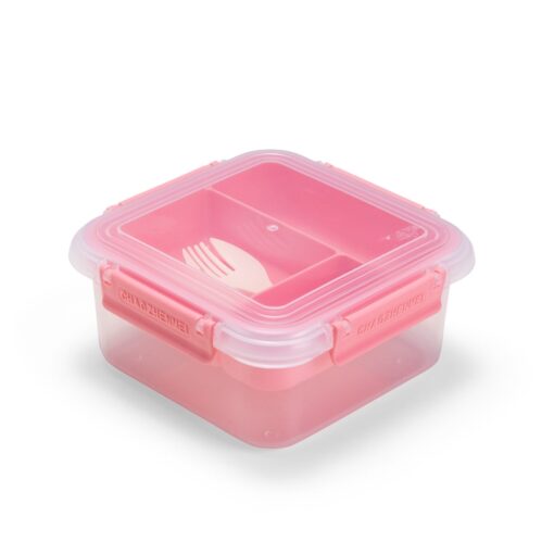 Marmita Personalizada Plástico 1L - Rosa | Brindes Brasil