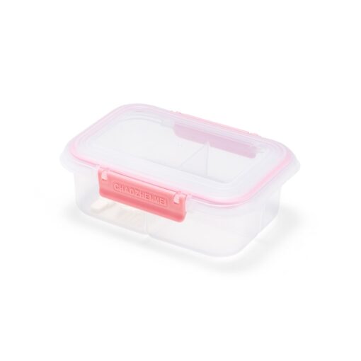 Marmita Personalizada Plástico 650Ml - Transparente/Rosa