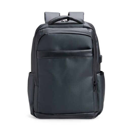 MOCHILA COURO SINTÉTICO USB 26L SPX-08172A-PRE NA COR PRETO