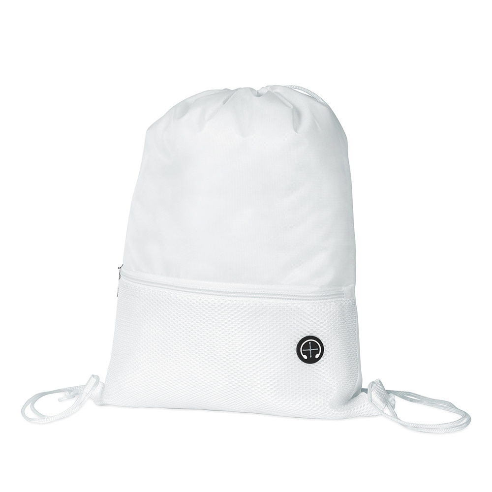 Mochila Personalizada Nylon - Branco | Brindes Brasil