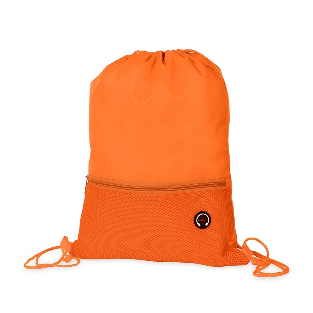 Mochila Personalizada Nylon - Laranja | Brindes Brasil