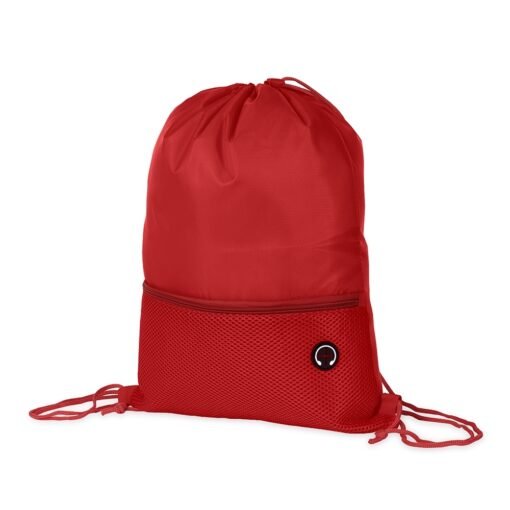 MOCHILA SACO POLIÉSTER SPX-19061-VM NA COR VERMELHO