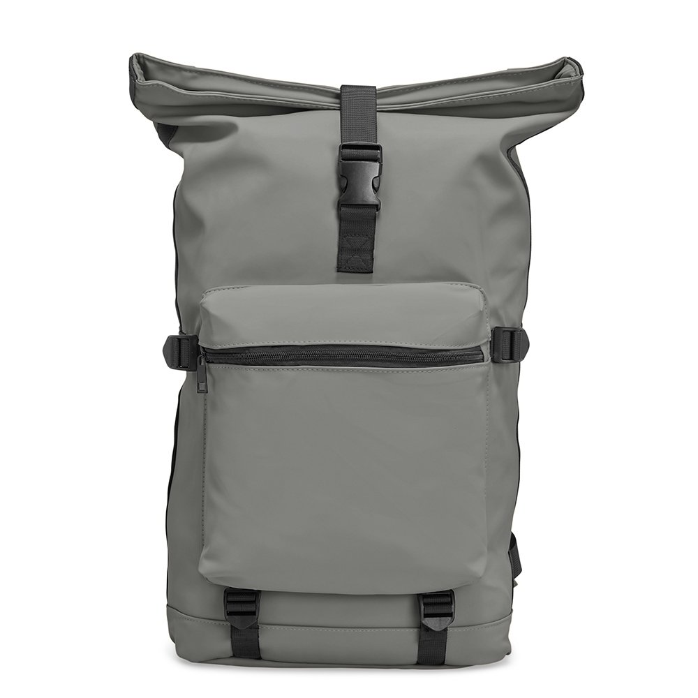 Mochila Personalizada Couro Sintético 41L - Cinza