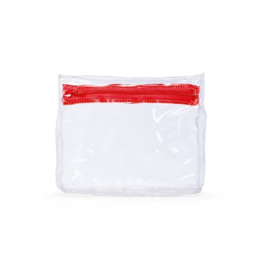 Nécessaire Personalizada - Transparente/Vermelho