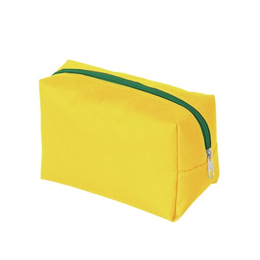 Necessaire Personalizada Nylon - Amarelo/Verde