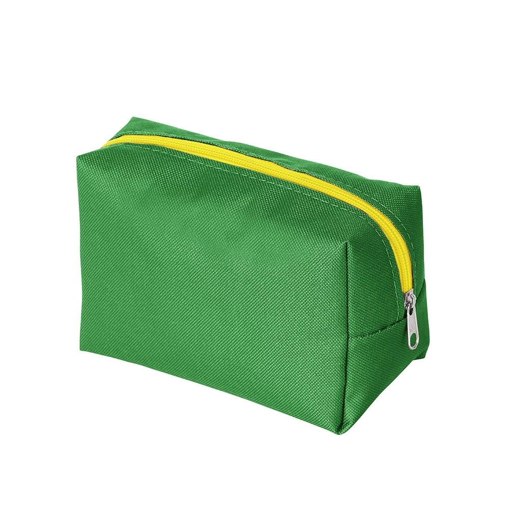 Necessaire Personalizada Nylon - Verde/Amarelo