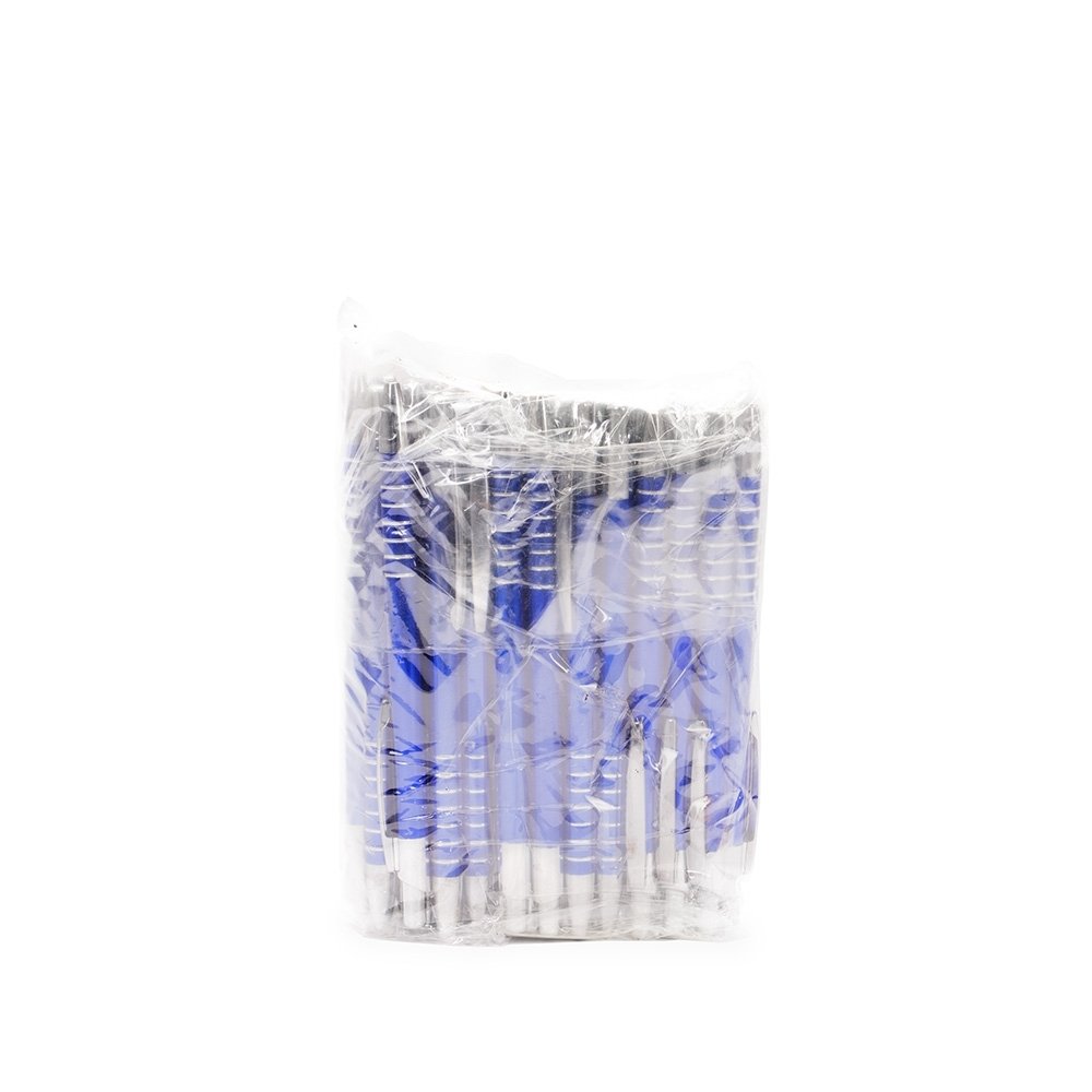 PACOTE CANETA METAL COM 50PÇS SPX-O@ER169B-AZU NA COR AZUL