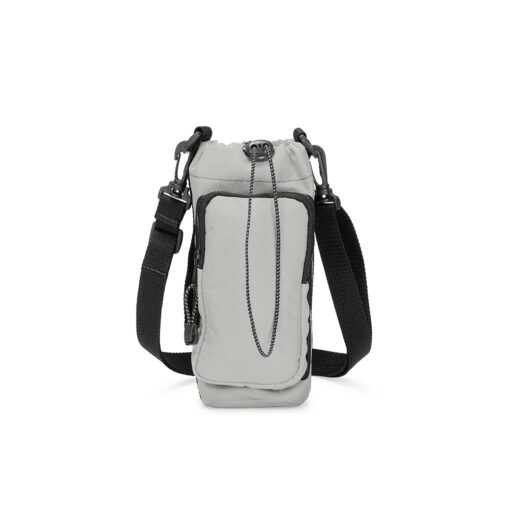 Porta-Garrafa Personalizado Nylon - Cinza SPX-15438-CZE