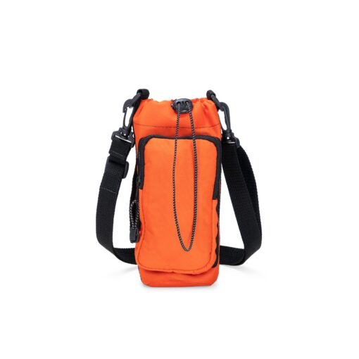 Porta-Garrafa Personalizado Nylon - Laranja | Brindes Brasil