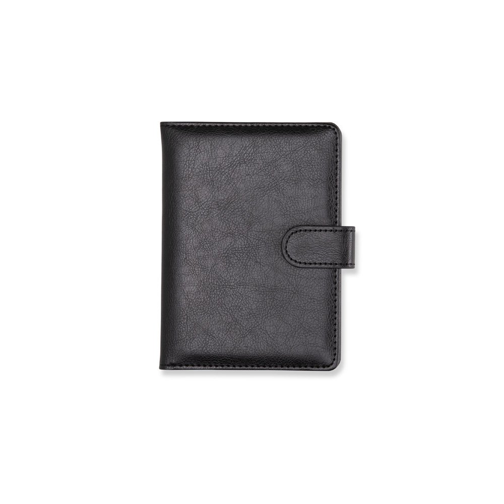 PORTA-PASSAPORTE PU SPX-19142-PRE NA COR PRETO