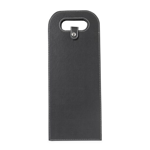 Porta-Vinho Personalizado Couro Sintético - Preto SPX-19127-PRE