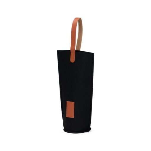 PORTA-VINHO FELTRO SPX-19130-PRE NA COR PRETO