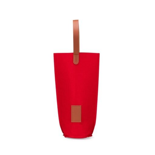 PORTA-VINHO FELTRO SPX-19130-VM NA COR VERMELHO