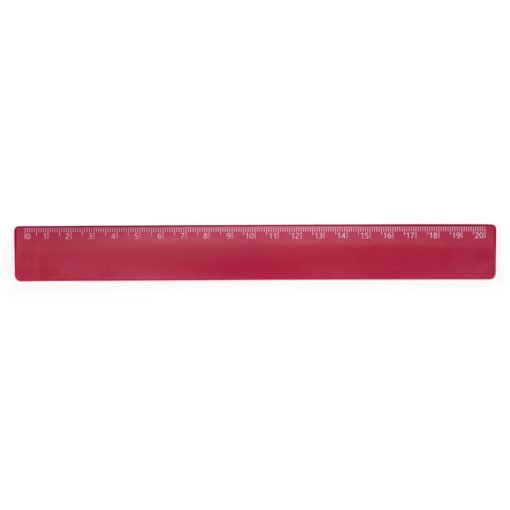 RÉGUA PLÁSTICA 20CM SPX-13724A-VM NA COR VERMELHO
