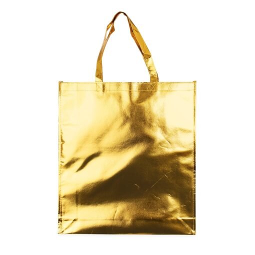 SACOLA TNT METALIZADO SPX-09143-DOU NA COR DOURADO