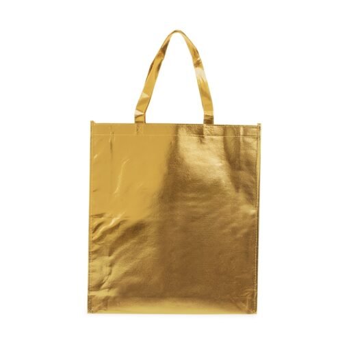 SACOLA TNT METALIZADO SPX-09142-DOU NA COR DOURADO