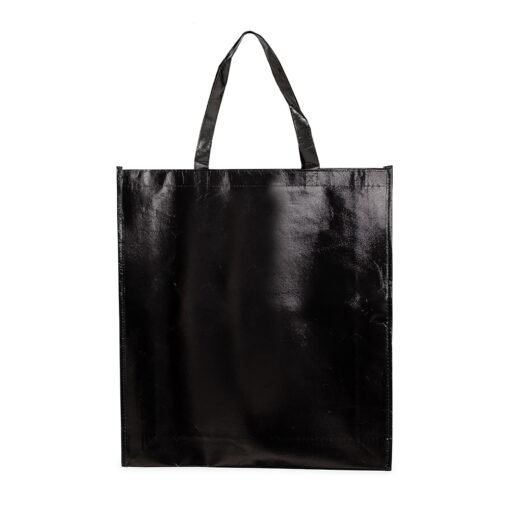 SACOLA TNT METALIZADO SPX-09143-PRE NA COR PRETO