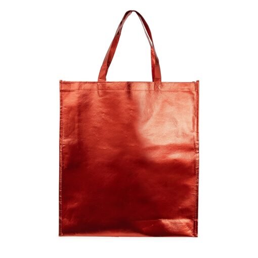 SACOLA TNT METALIZADO SPX-09143-VM NA COR VERMELHO