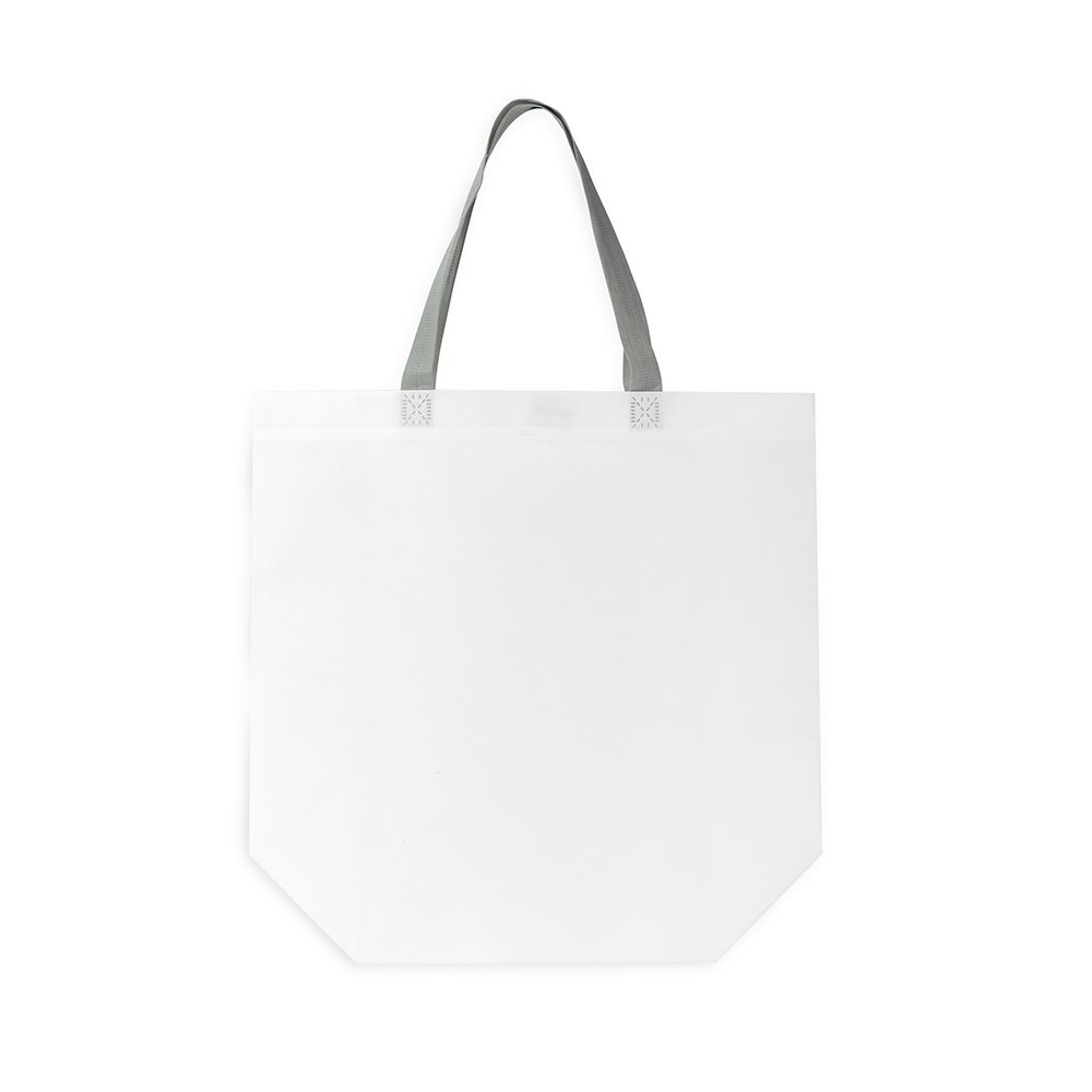 Sacola Personalizada - Branco/Cinza | Brindes Brasil