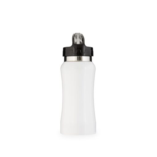 Squeeze Personalizado Inox 500Ml na cor branco