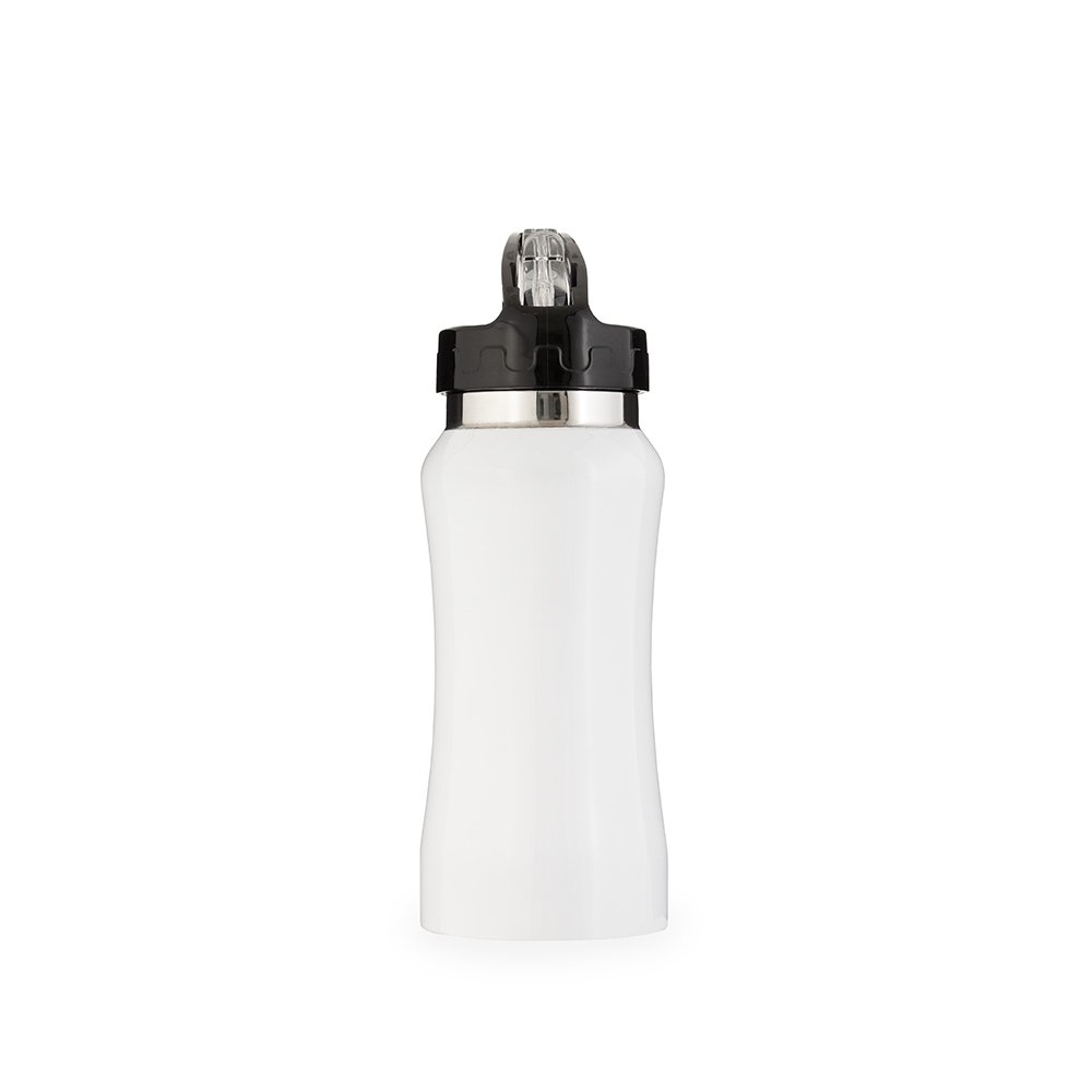 Squeeze Personalizado Inox 500Ml - Branco | Brindes Brasil