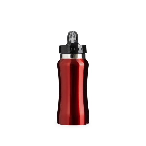 Squeeze Personalizado Inox 500Ml na cor vermelho