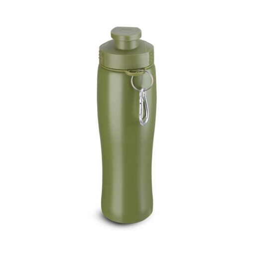 Squeeze Promocional Inox 750Ml na cor verde