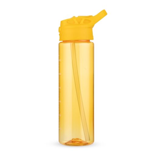 Squeeze Personalizado Para Empresas Plástico 700Ml na cor amarelo