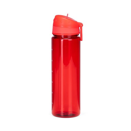 Squeeze Com Logo Plástico 700Ml na cor vermelho