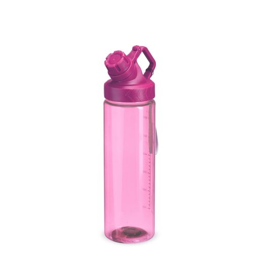 Squeeze Promocional Plástico 750Ml na cor rosa