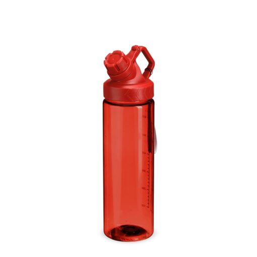 Squeeze Personalizado Para Empresas Plástico 750Ml na cor vermelho