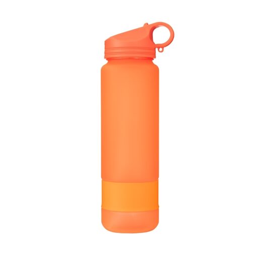 Squeeze Para Brindes Plástico 900Ml na cor laranja
