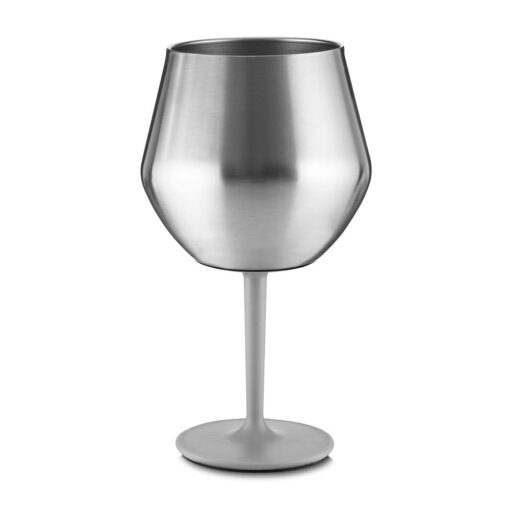 Taça Personalizado Inox 350Ml - Prata | Brindes Brasil