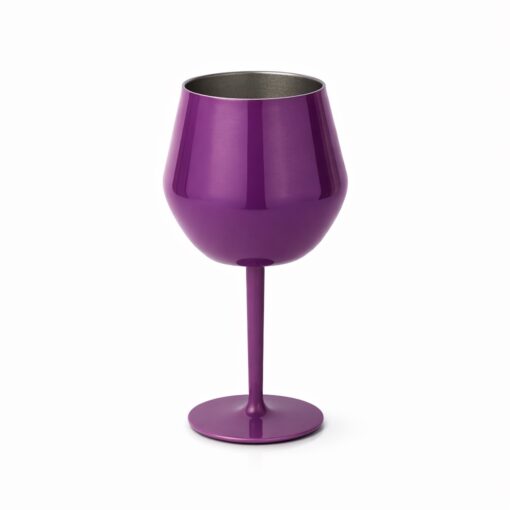Taça Personalizado Inox 350Ml - Roxo | Brindes Brasil