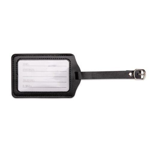 Tag Personalizado Couro Sintético - Preto SPX-19150-PRE
