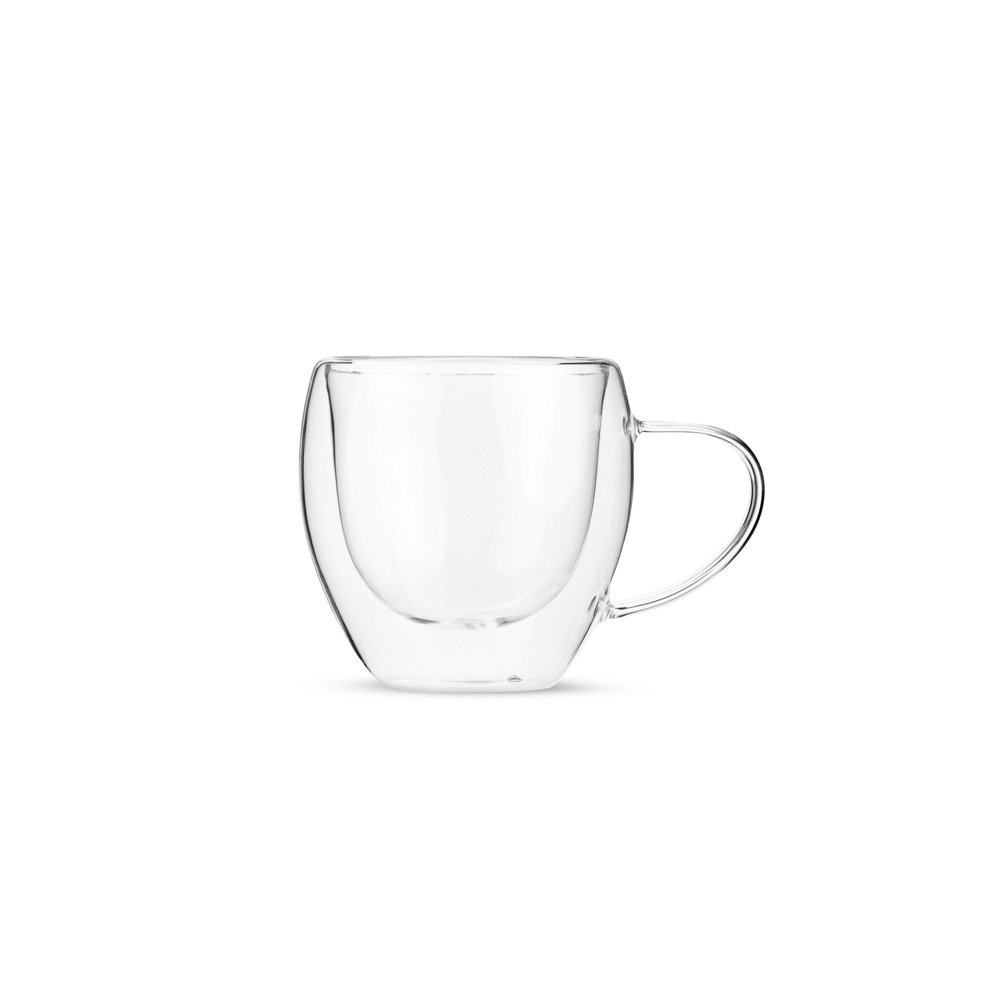 Xícara Personalizado Vidro 160Ml - Transparente SPX-09763-TRA