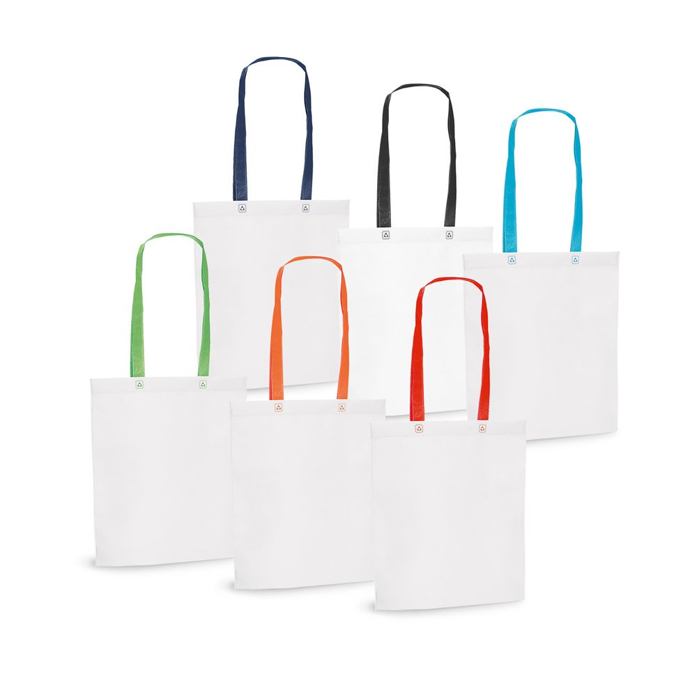 Sacola em non-woven (80 g/m²) termo-selado SP-22906-103 na cor Preto