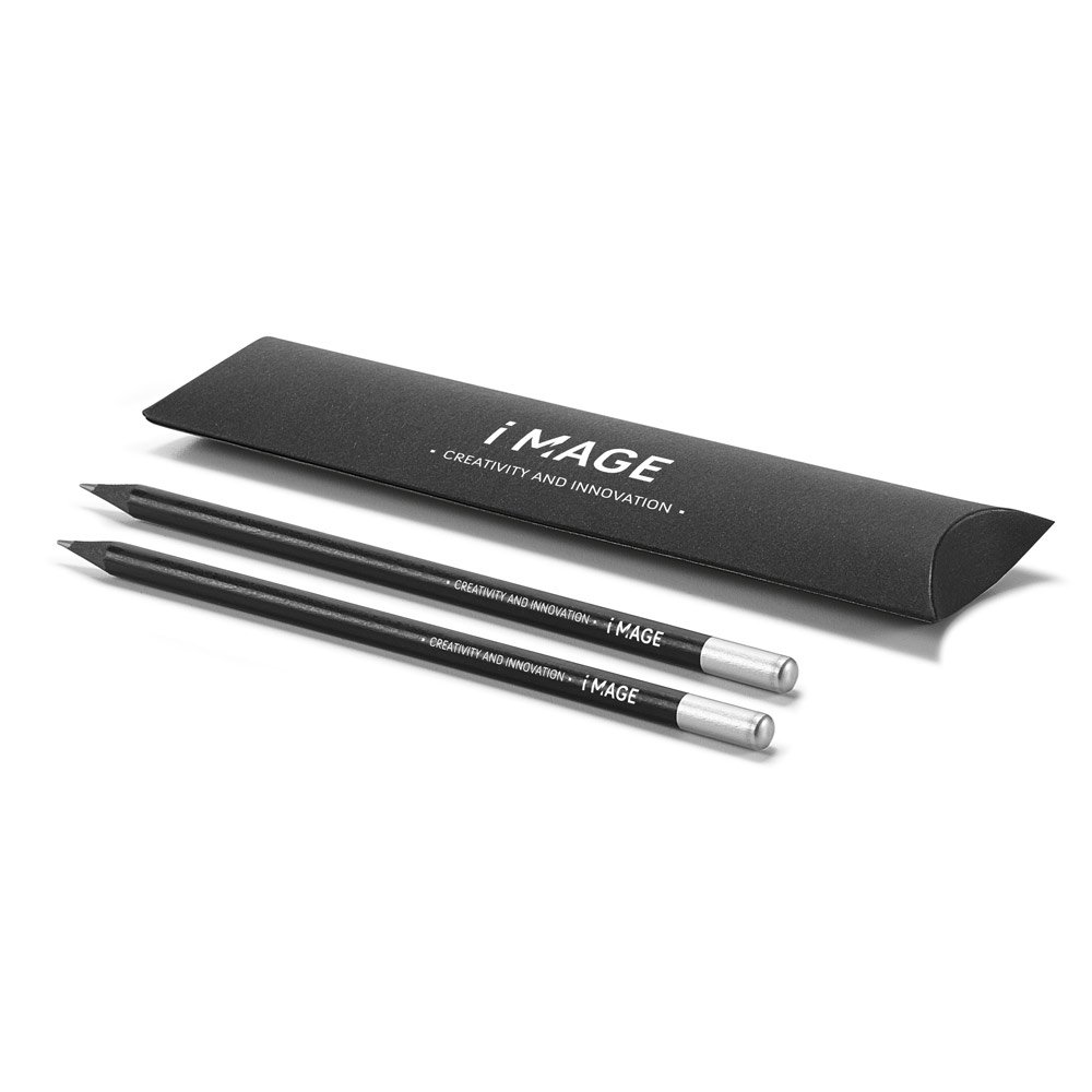 Conjunto de lápis SP-51737-127 na cor Cromado satinado