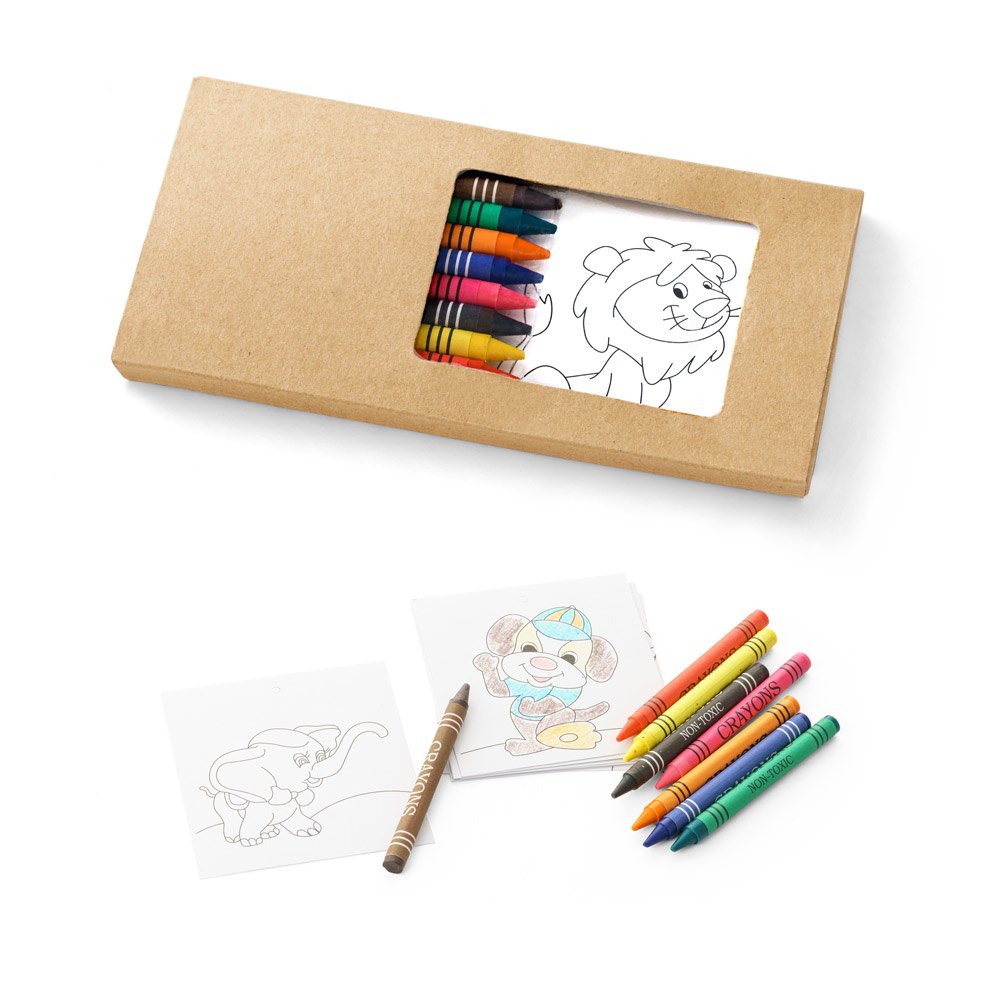 Kit para pintar em caixa de cartão SP-51755-160 na cor Natural