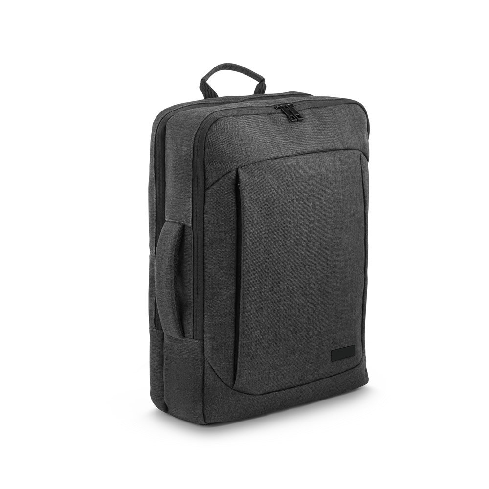 Mochila 2 em 1 em 600D para notebook (15'6" ) com placa para gravação (14 L) SP-52329-133 na cor Cinza escuro
