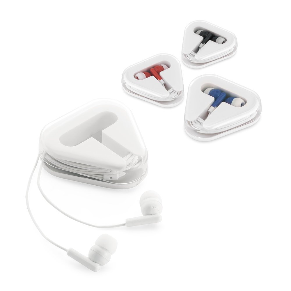 Fone de ouvido com cabo de 1.25 m SP-57360-106 na cor Branco