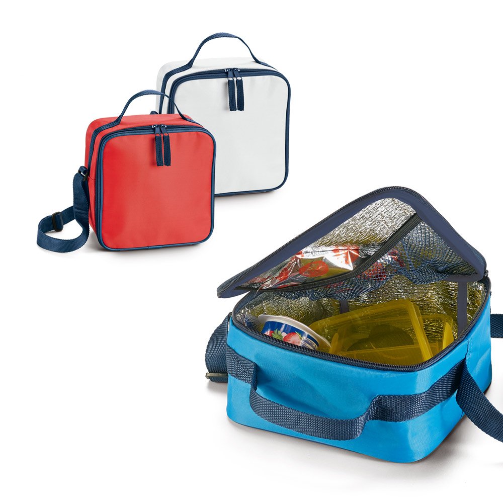 Bolsa térmica 4.5 L em 600D poliéster SP-58412-105 na cor Vermelho
