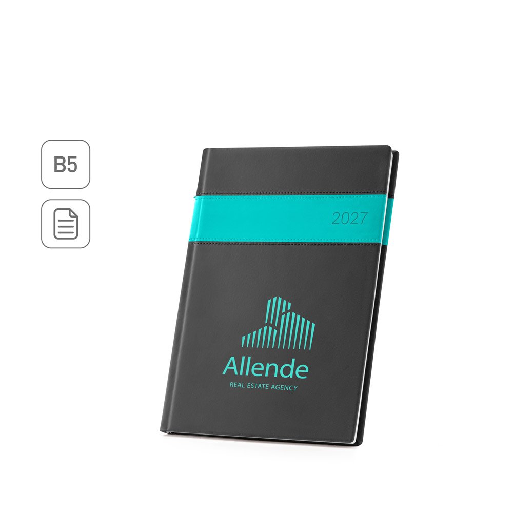 Agenda B5 SP-66114-124 na cor Azul claro