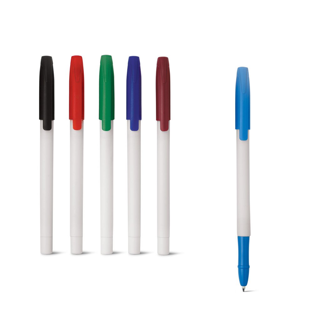 Caneta esferográfica SP-81111-105 na cor Vermelho