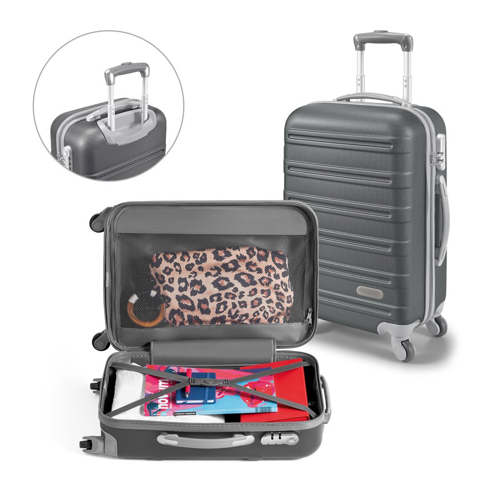 Mala de viagem executivo em ABS com interior forrado (36 L) SP-92138-103 na cor Preto